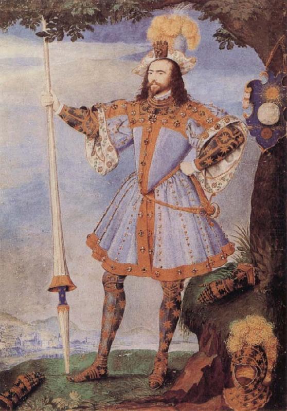 Nicholas Hilliard Portrait of George Clifford Earl of Cumberland china oil painting image